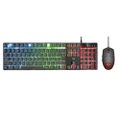 Kit Gamer Teclado e Mouse Trust GXT 838 Azor