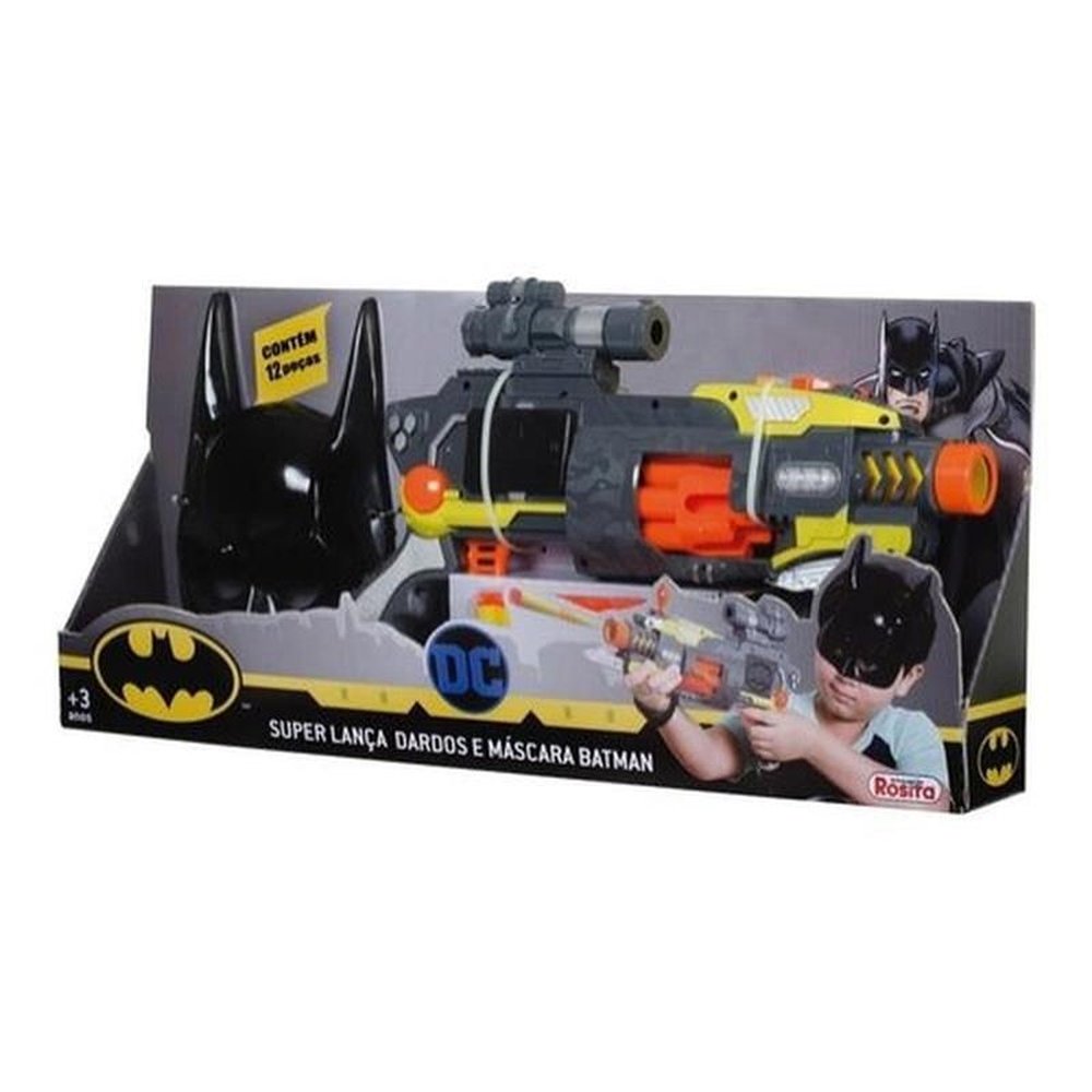 Super Lança Dardos e Mascara Batman - Brinquedos Rosita