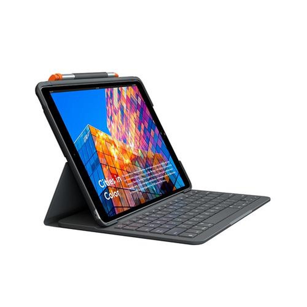 Capa Com Teclado Logitech Slim Folio Para Ipad 3ª Geracao - 920-009482