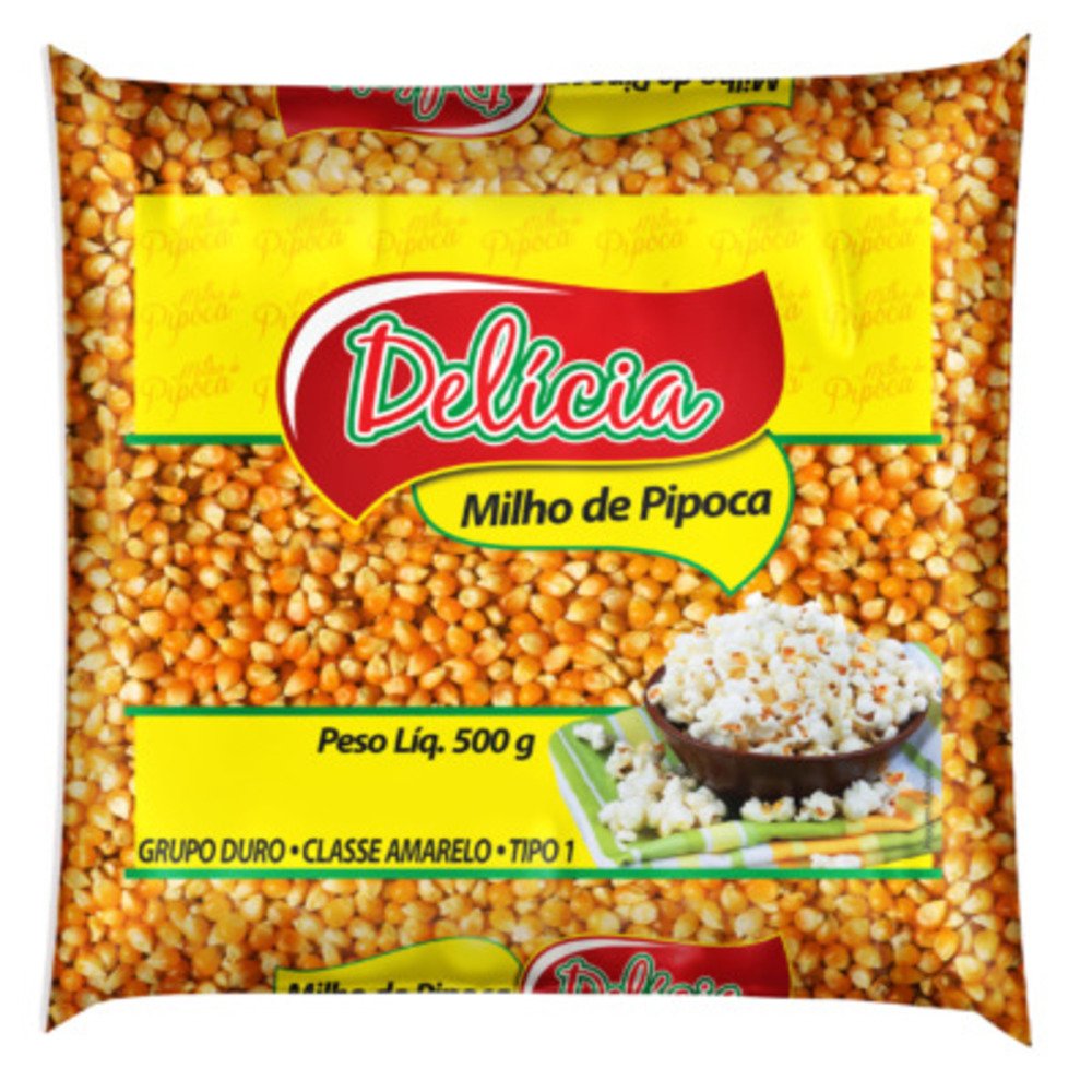 Milho De Pipoca Nacional Delicia 30X500G