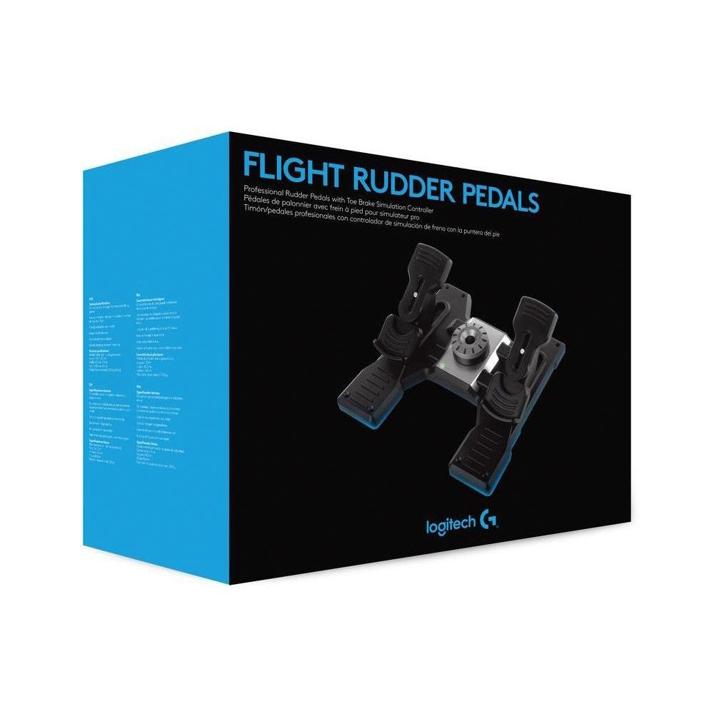 Pedais Simulação Voo Logitech G Rudder Pedals Saitek