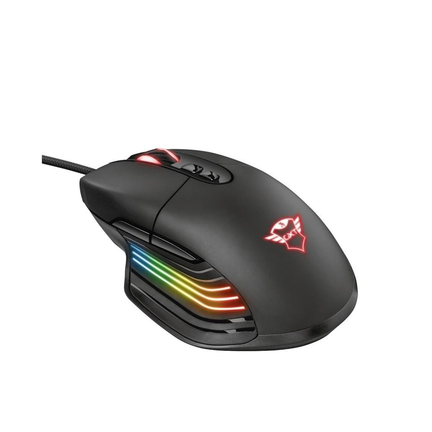 Mouse Gamer Trust Gxt 940 Xidon, Rgb, 10000 Dpi, 8 Botões Programáveis, Usb, Preto