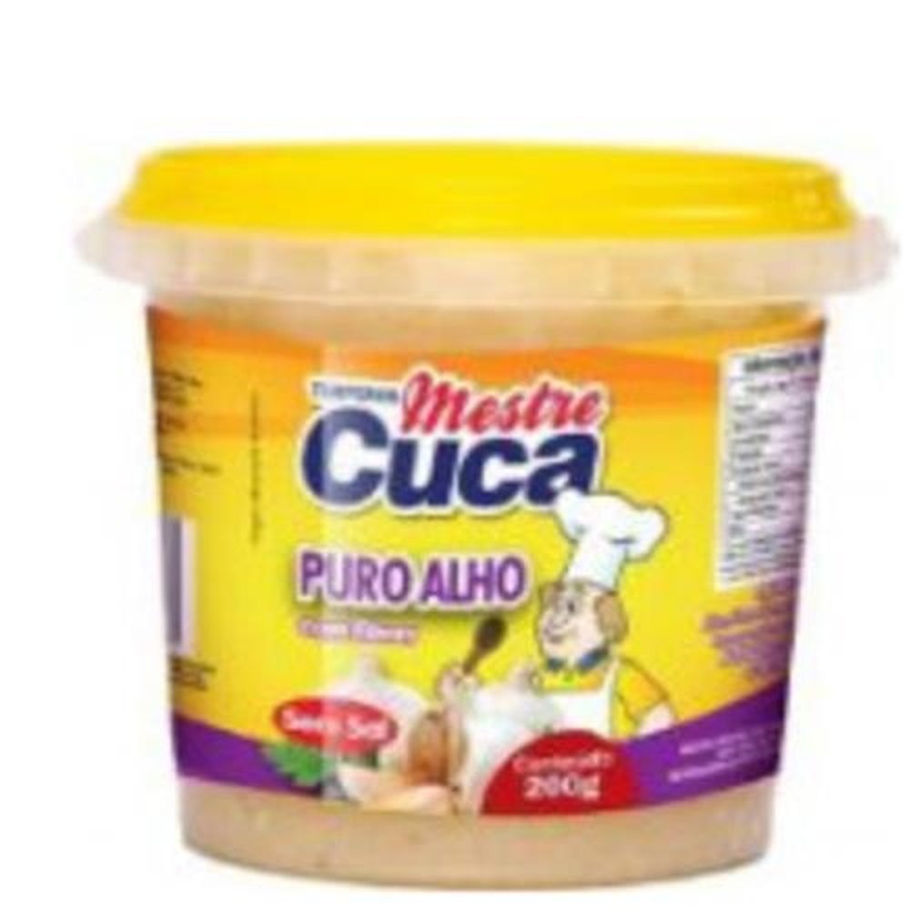 Pasta alho sem sal mestre cuca 12x200ml