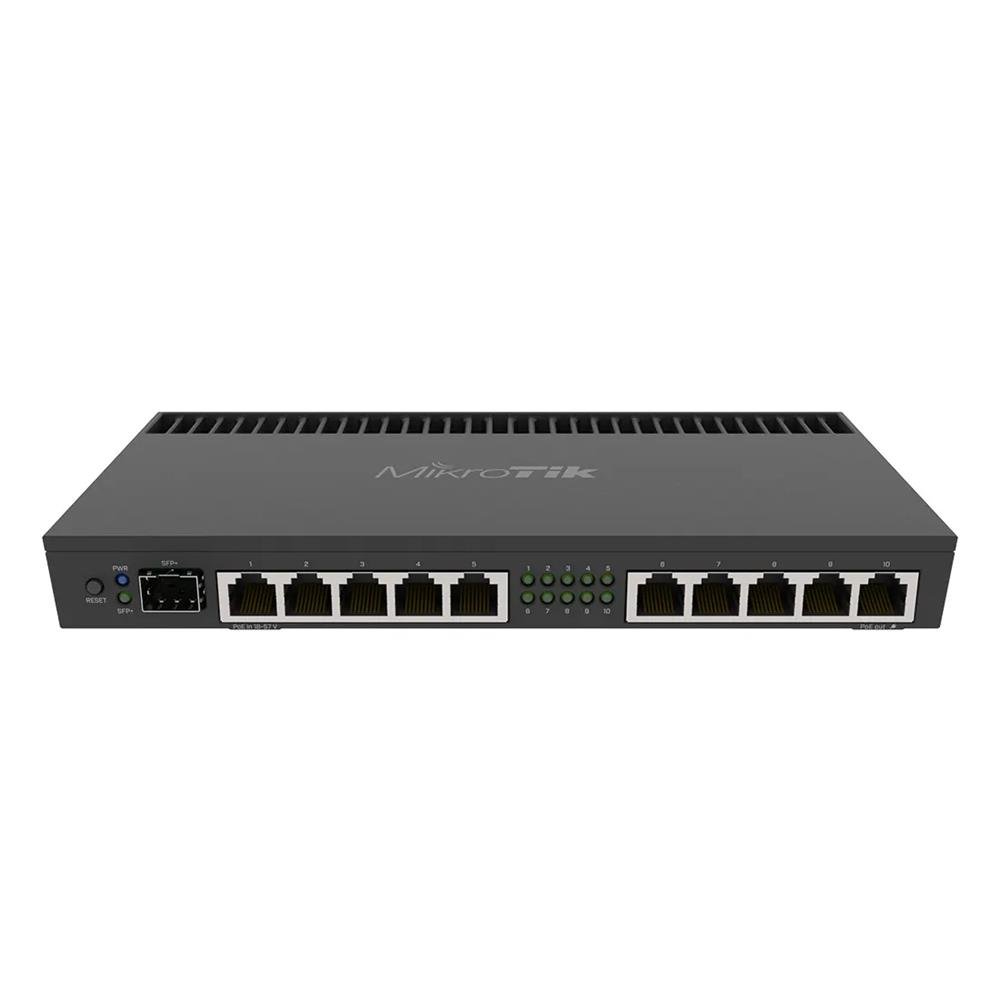 Roteador Mikrotik Gigabit 10P +1 SFP+ - RB4011iGS+RM
