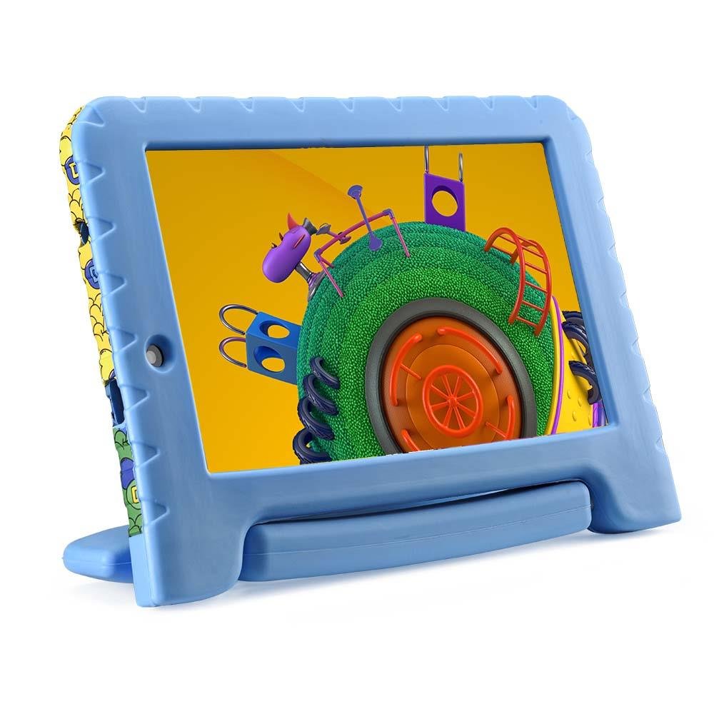 Tablet Multilaser Discovery Kids 16GB Tela 7 Pol. Wi-fi Dual Câmera Azul - NB309