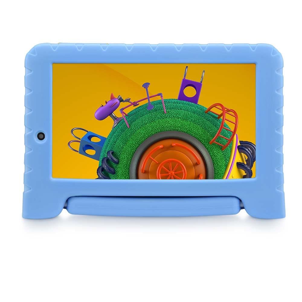 Tablet Multilaser Discovery Kids 16GB Tela 7 Pol. Wi-fi Dual Câmera Azul - NB309