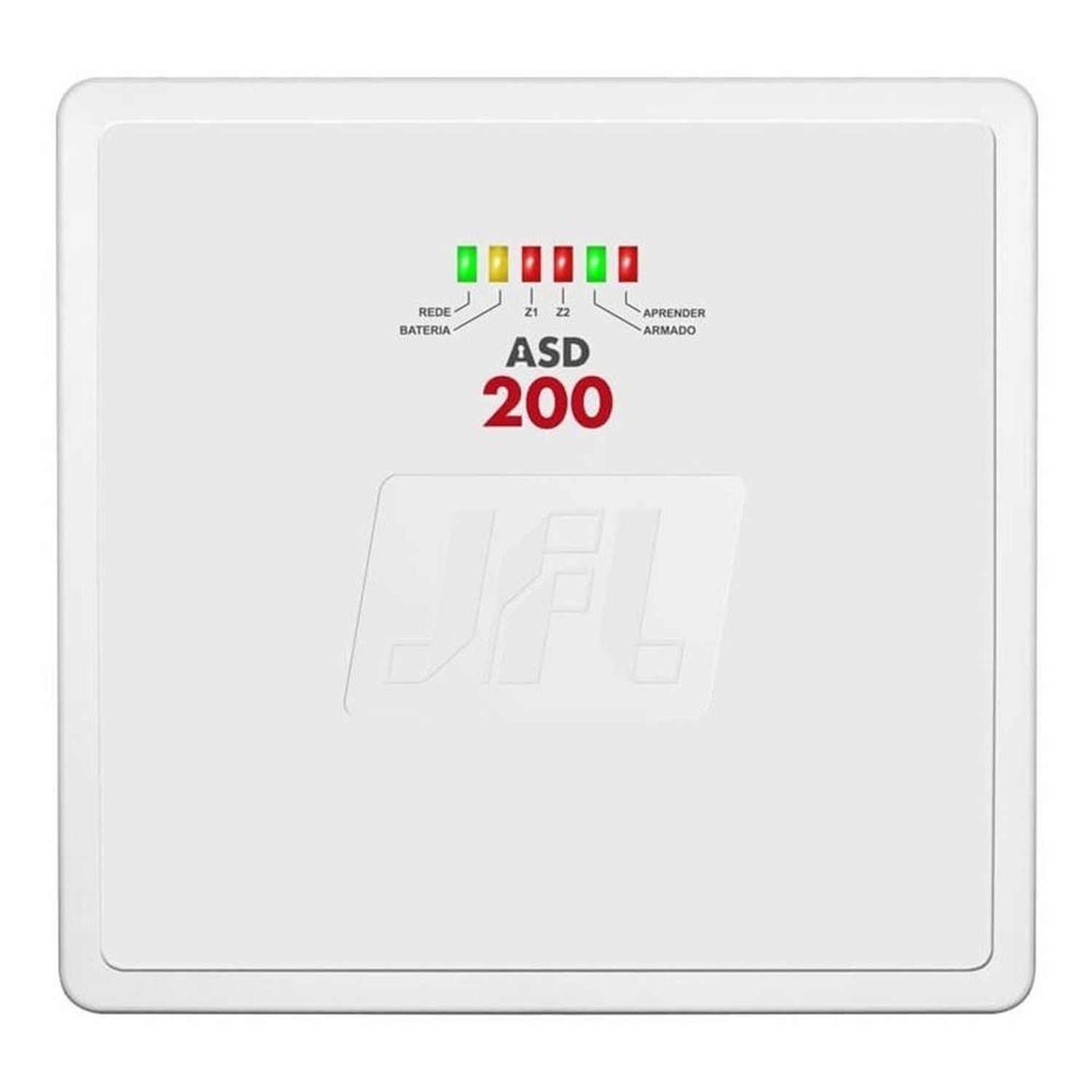 Central De Alarme Jfl Convencional Asd-200 V2 Ate 2 Zonas Mistas Com Transformador