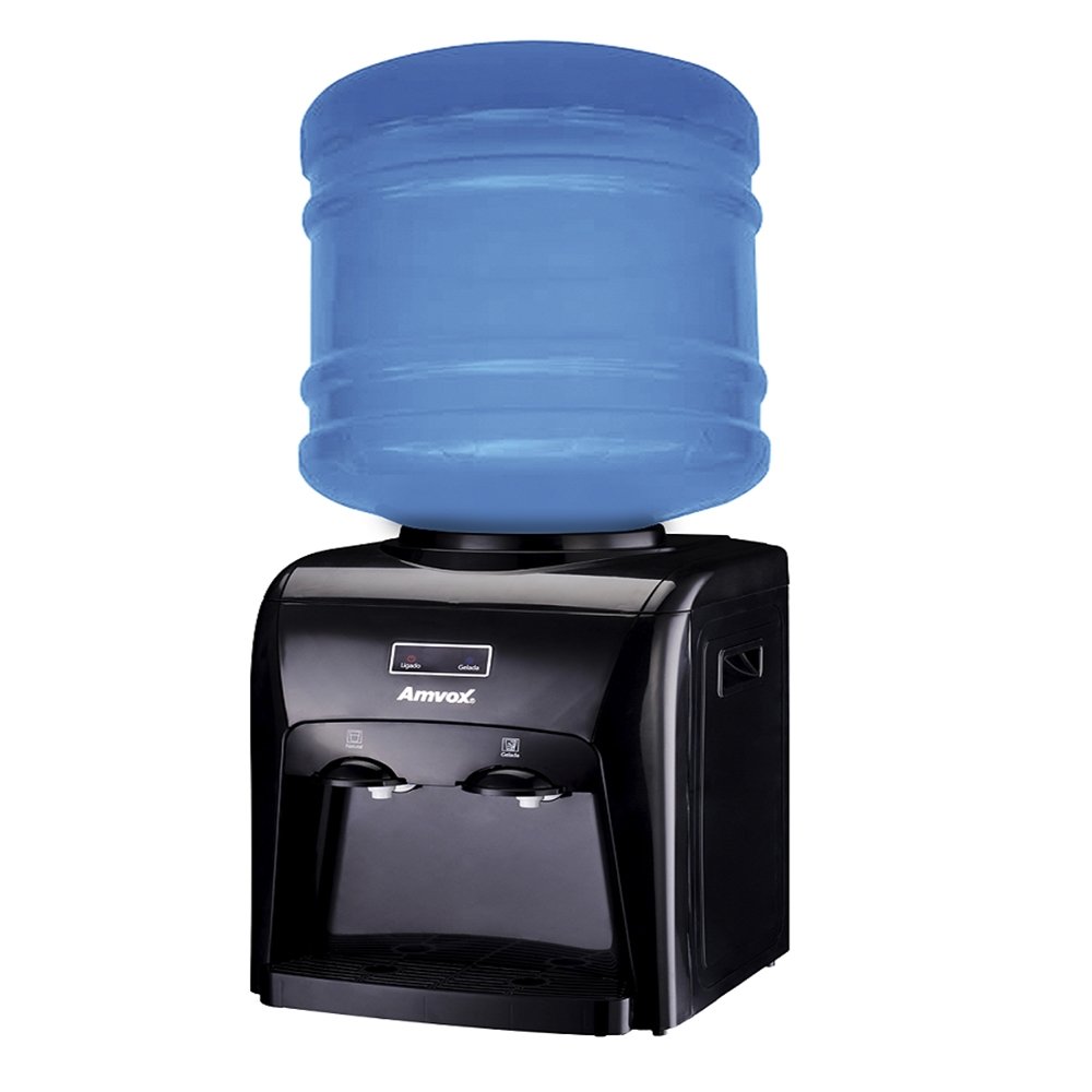 Bebedouro de Água Mesa Amvox ABB240 - Eletrônico, Preto, Bivolt