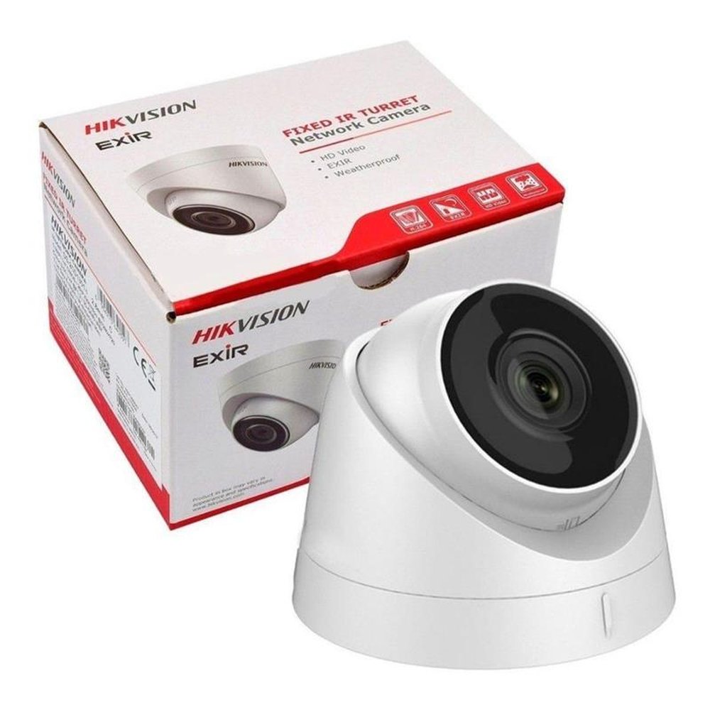 Câmera De Segurança Hikvision Ds-2cd1301-I Dome 1mp Poe 4mm Ir 30mts