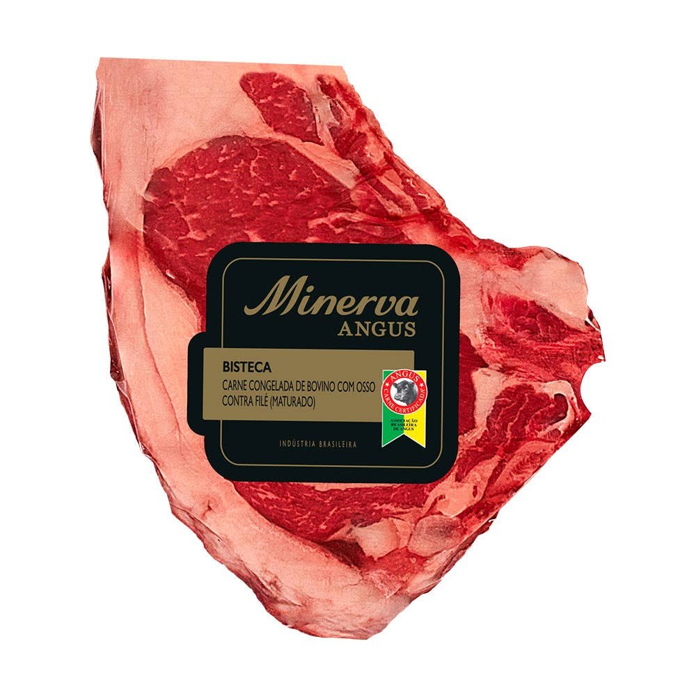 Angus Bisteca Brasil (ny Steak Bone In) Minerva Angus Congelado (KG)