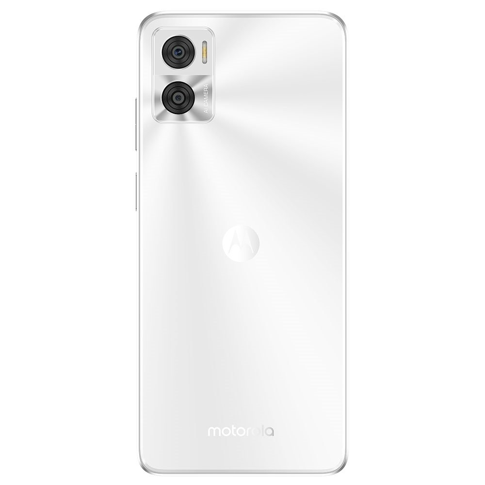 Smartphone Motorola Moto E22, Branco, Tela de 6.5", 4G+Wi-Fi, Android 12, Câm. Tras. 16+2MP, Câm. Frontal 5MP, 32GB