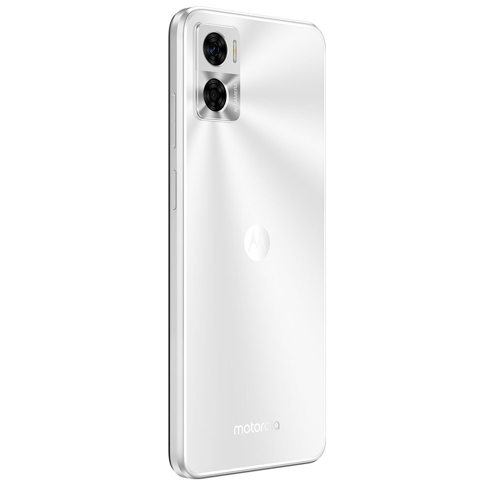 Smartphone Motorola Moto E22, Branco, Tela de 6.5", 4G+Wi-Fi, Android 12, Câm. Tras. 16+2MP, Câm. Frontal 5MP, 32GB