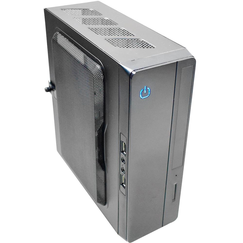 Gabinete k-mex mini itx gi-10s1 preto 130w 1 baia