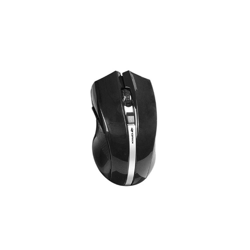 Kit Teclado e Mouse Sem Fio C3Tech K-W40BK Preto