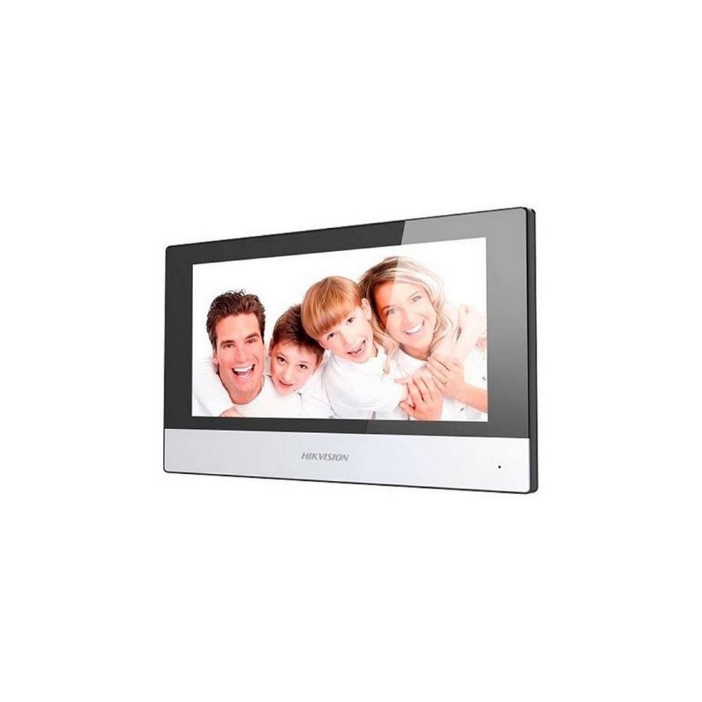 Tela Para Vídeo Porteiro Hikvision DS-KH6320-WTE1 IP Touch 7"
