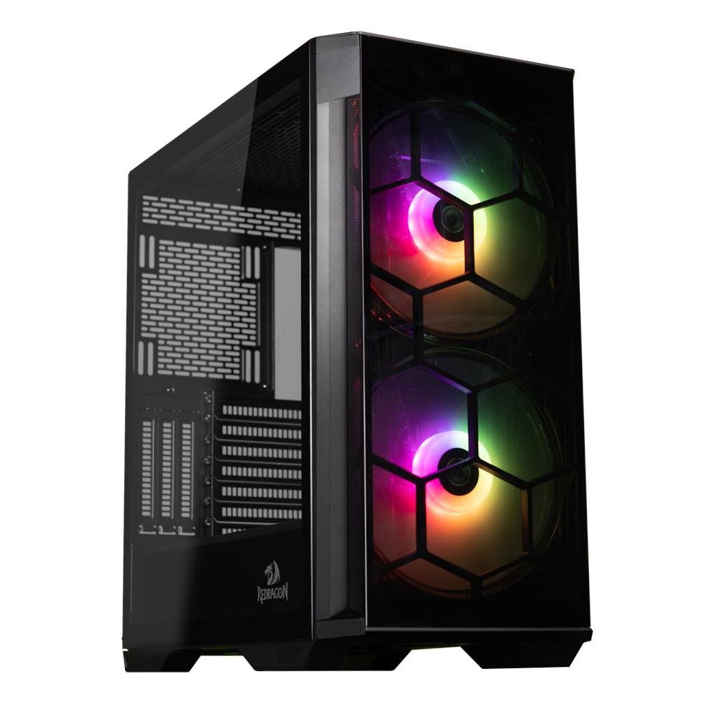 Gabinete Gamer Redragon Megatron Gc-705b Preto