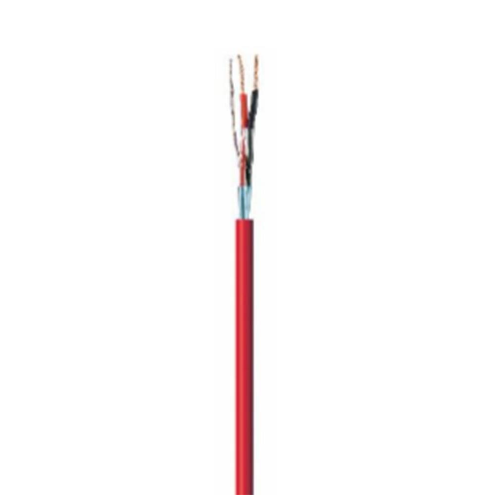 Cabo alarme incendio condutti 2x0,75mm2 vermelho rl 100m 600v nbr 17240 normatizado