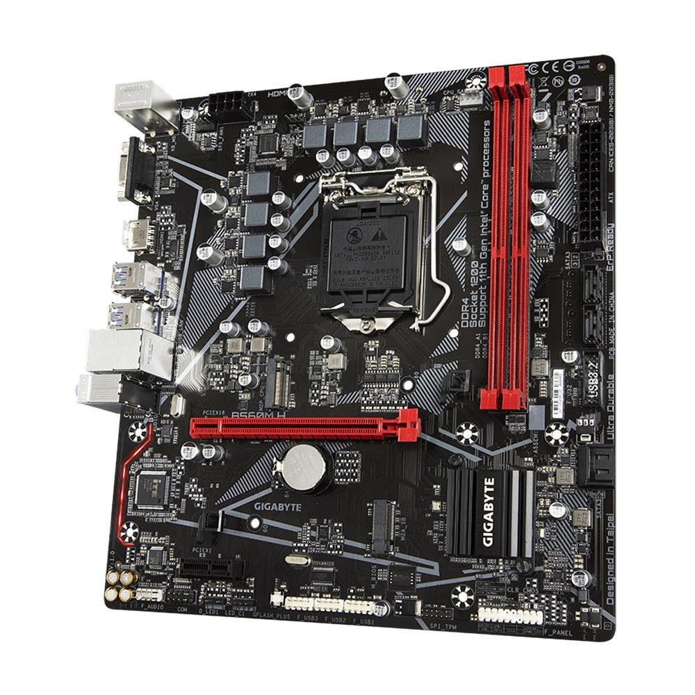 Placa mae (intel) gigabyte b560m h 1.1 ddr4 lga1200 10° e 11° geracao