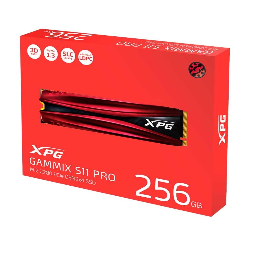 Ssd adata 256gb m.2 2280 gammix s11 pcie agammixs11p-256gt-c