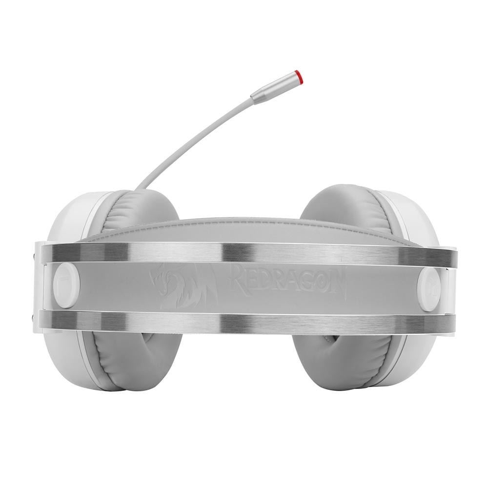 Headset Gamer Redragon Minos Lunar White USB Surround 7.1