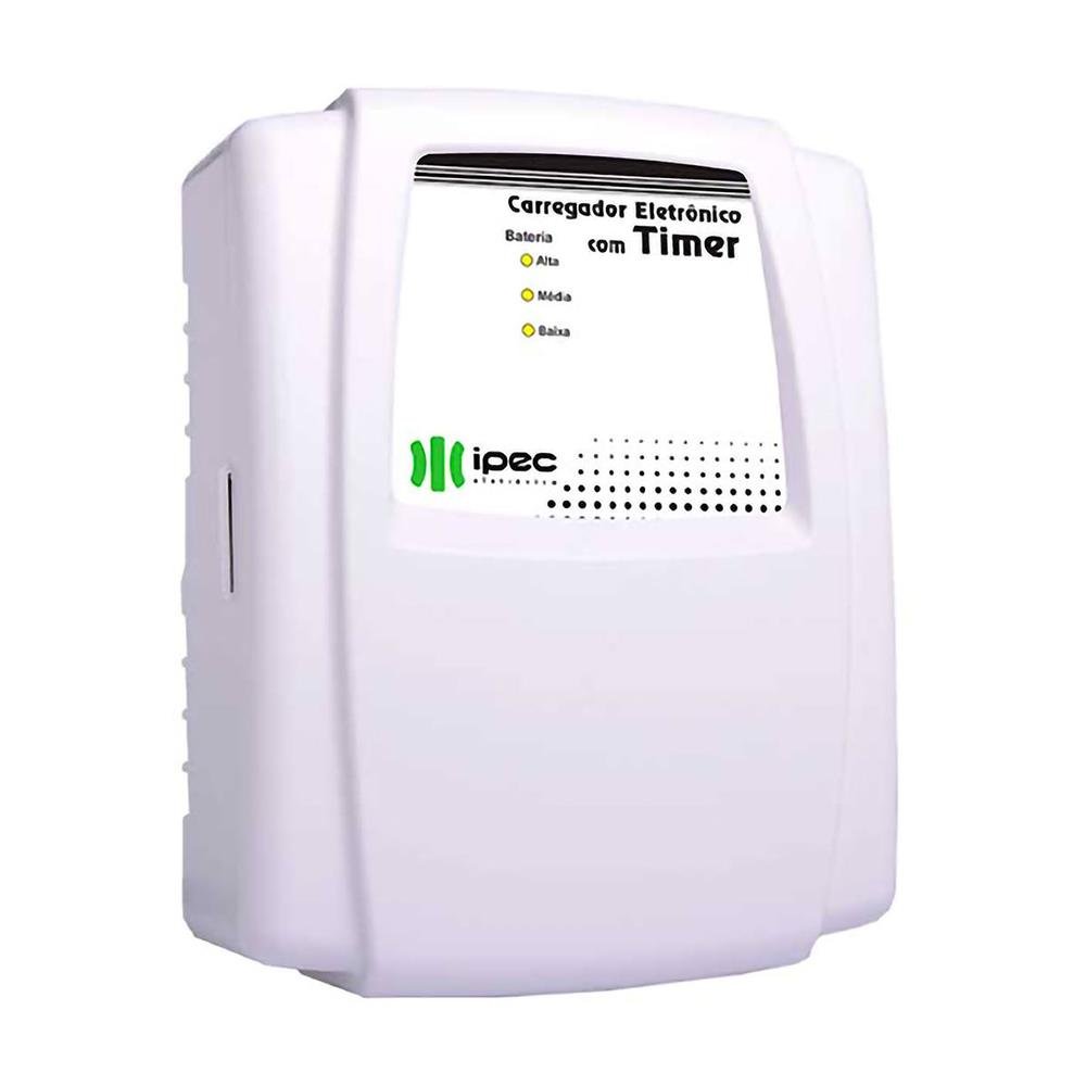 Fonte Carregadora Nobreak 12v 2a Ininterrupta Flutuante Temporizada Com Timer A2070 - Ipec