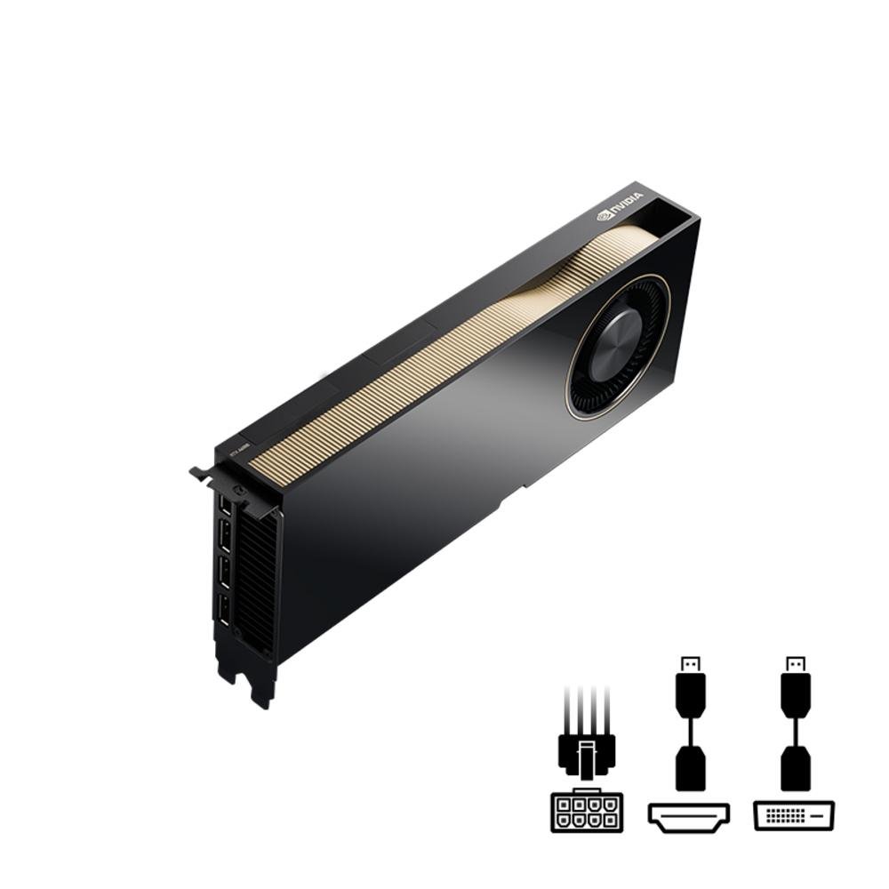 Placa de Vídeo PNY Nvidia Quadro RTX A6000, 48GB, GDDR6, 384bits - VCNRTXA6000-PB