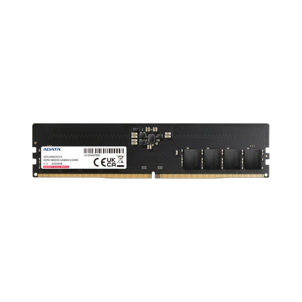 Memoria Adata, 16GB 1x16GB, DDR5, 4800MHz, Cl40, Preto, AD5U480016G-S