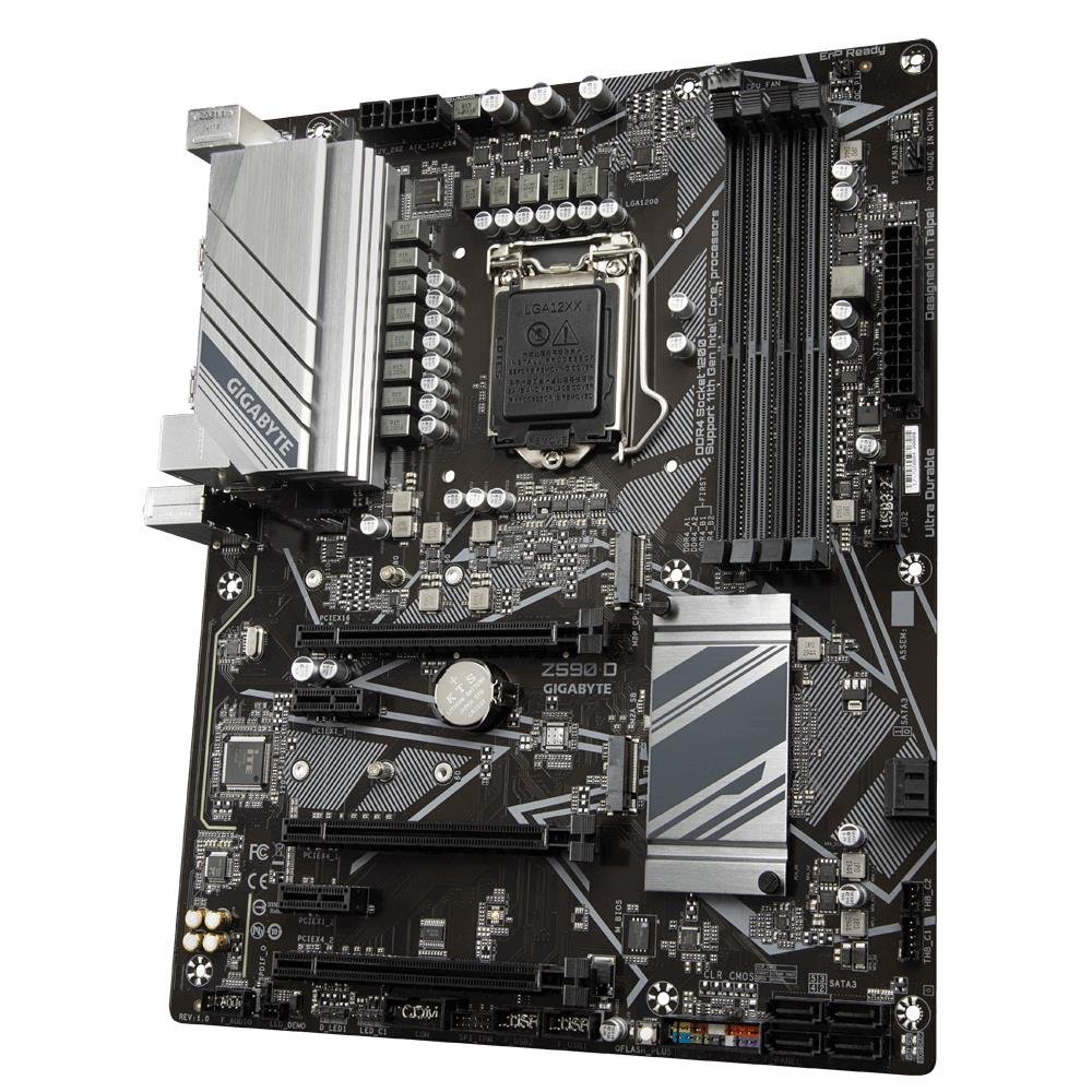 Placa mae (intel) gigabyte z590 d ddr4 lga 1200 10° e 11° geracao