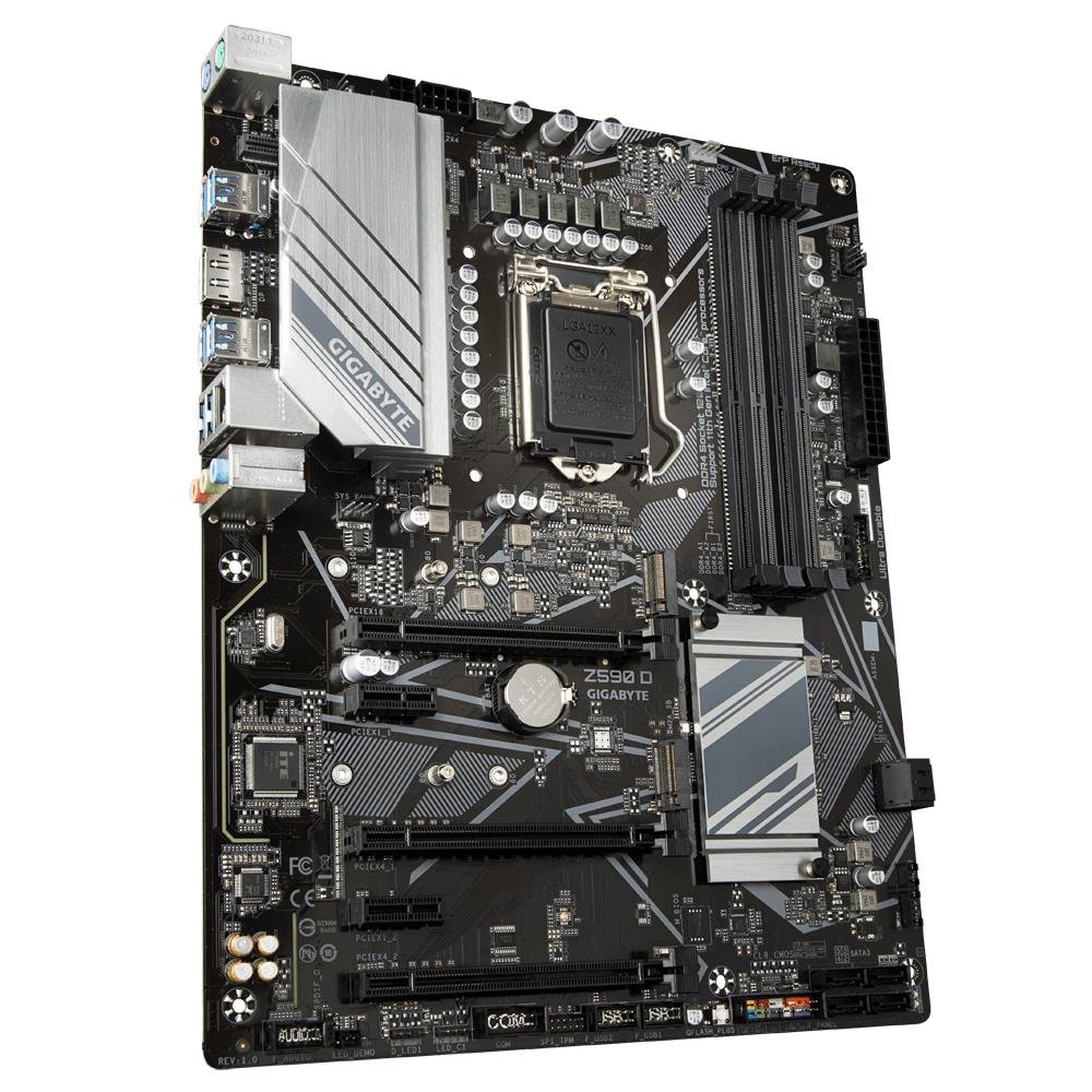 Placa mae (intel) gigabyte z590 d ddr4 lga 1200 10° e 11° geracao