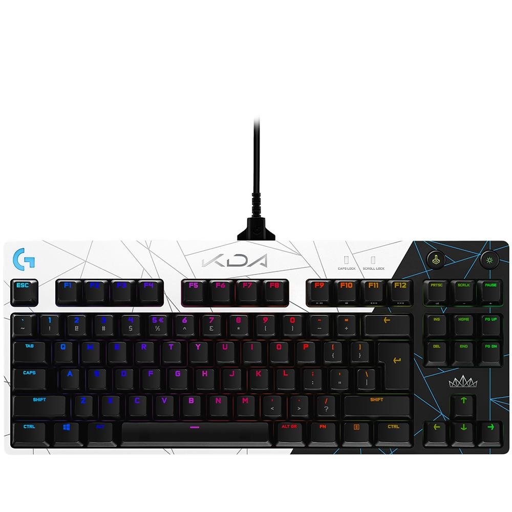 Teclado Mecanico Logitech Gamer G Pro K/da Preto 920-010074