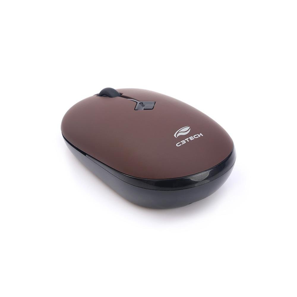 Mouse C3tech Sem Fio Rc Nano Vermelho -m-w60rd