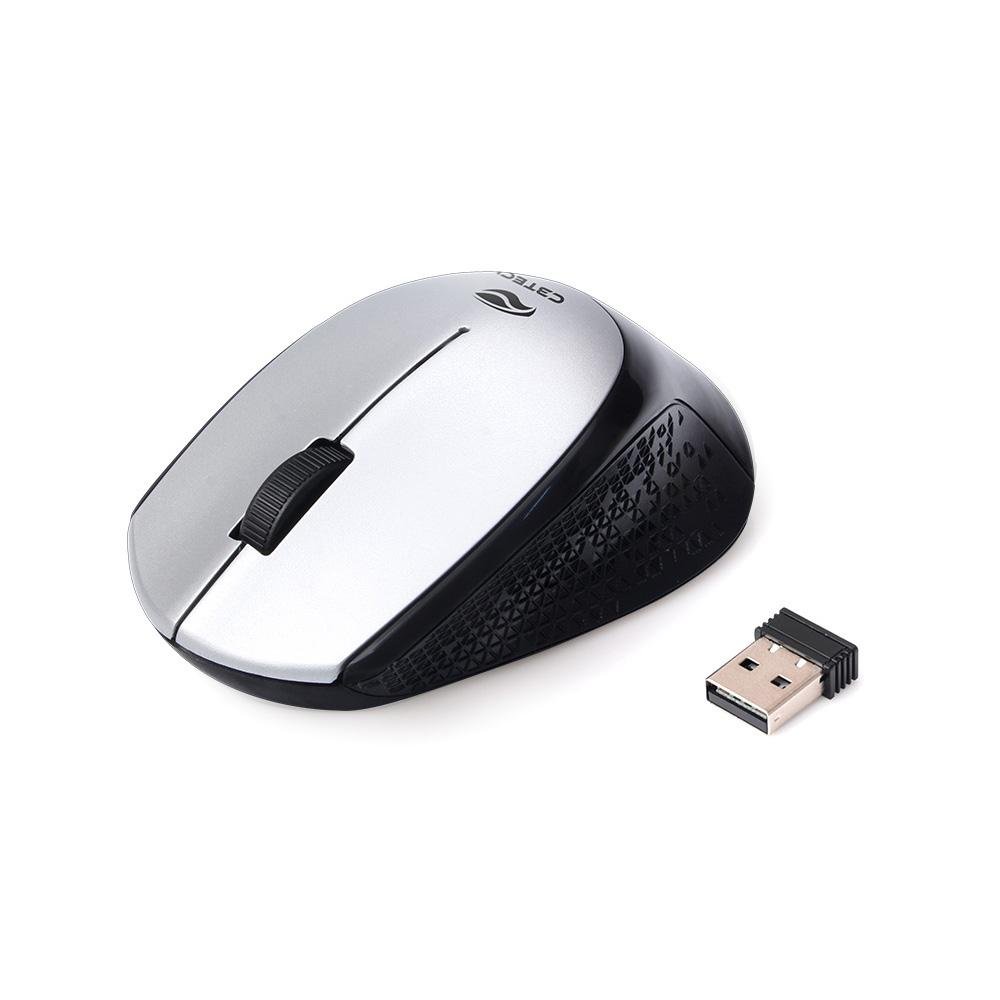 Mouse C3tech Sem Fio Rc Nano Prata - M-w50si
