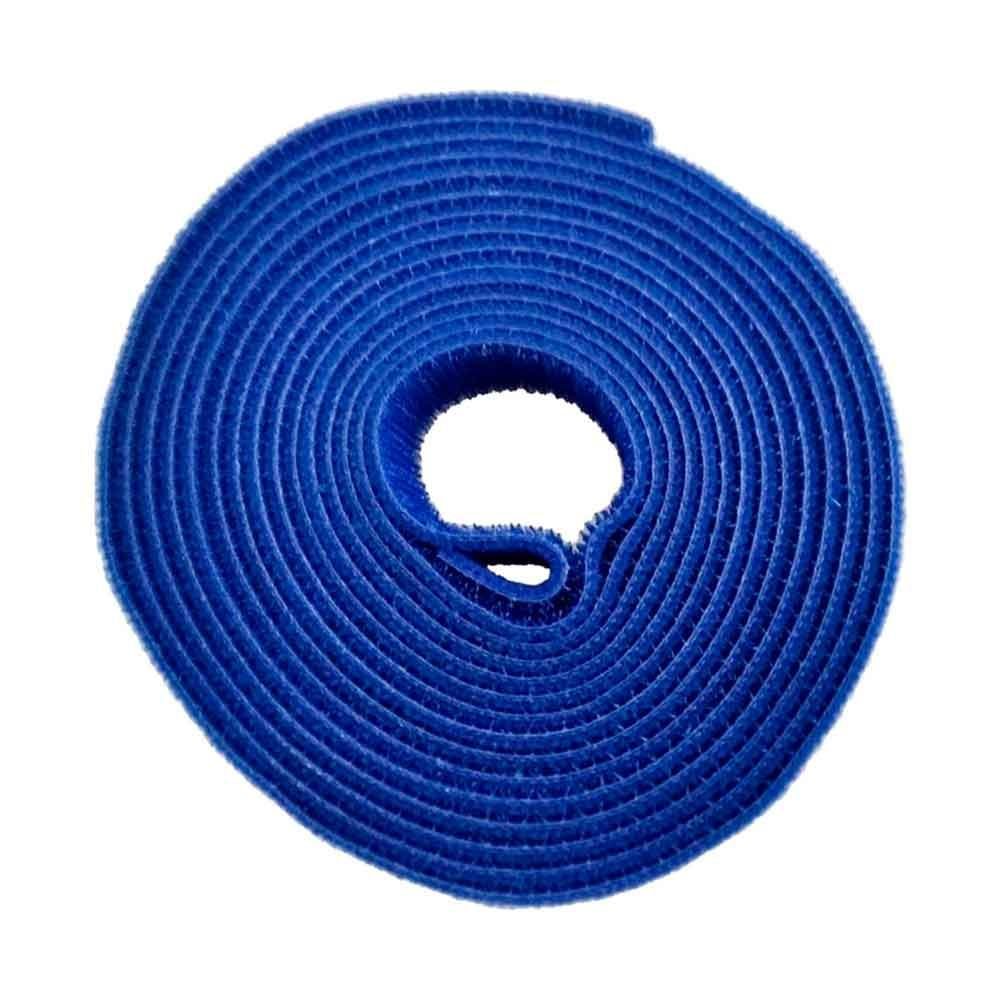 Organizador De Velcro Rolo 3m X 20mm Az - Muvc0005 - Multitoc