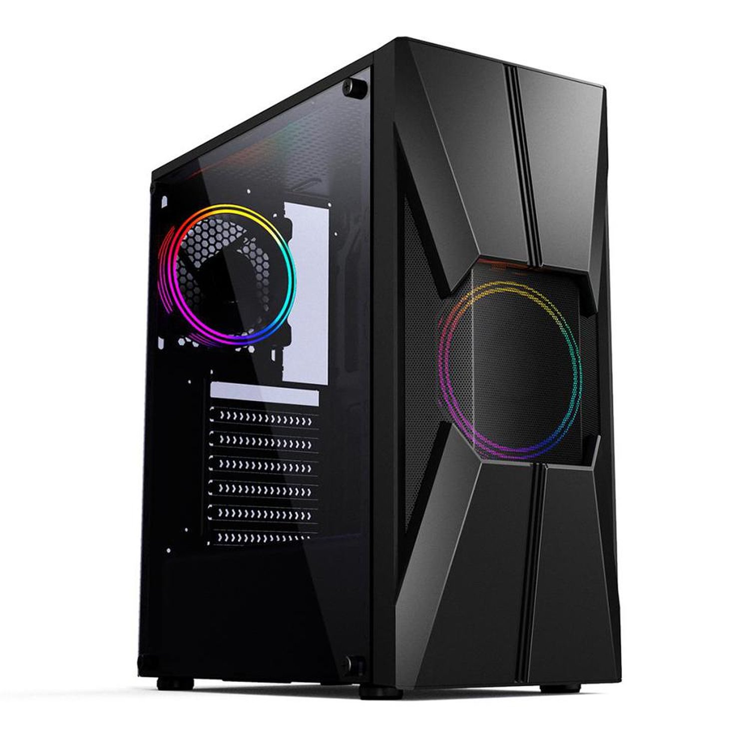 Gabinete Gamer Pixxo Sem Fonte Preto - Cgg17b