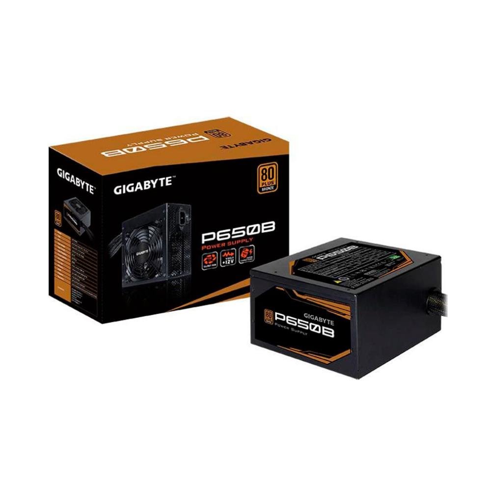 Fonte Gigabyte 650W, 80 Plus Bronze - Gp-P650b/Br