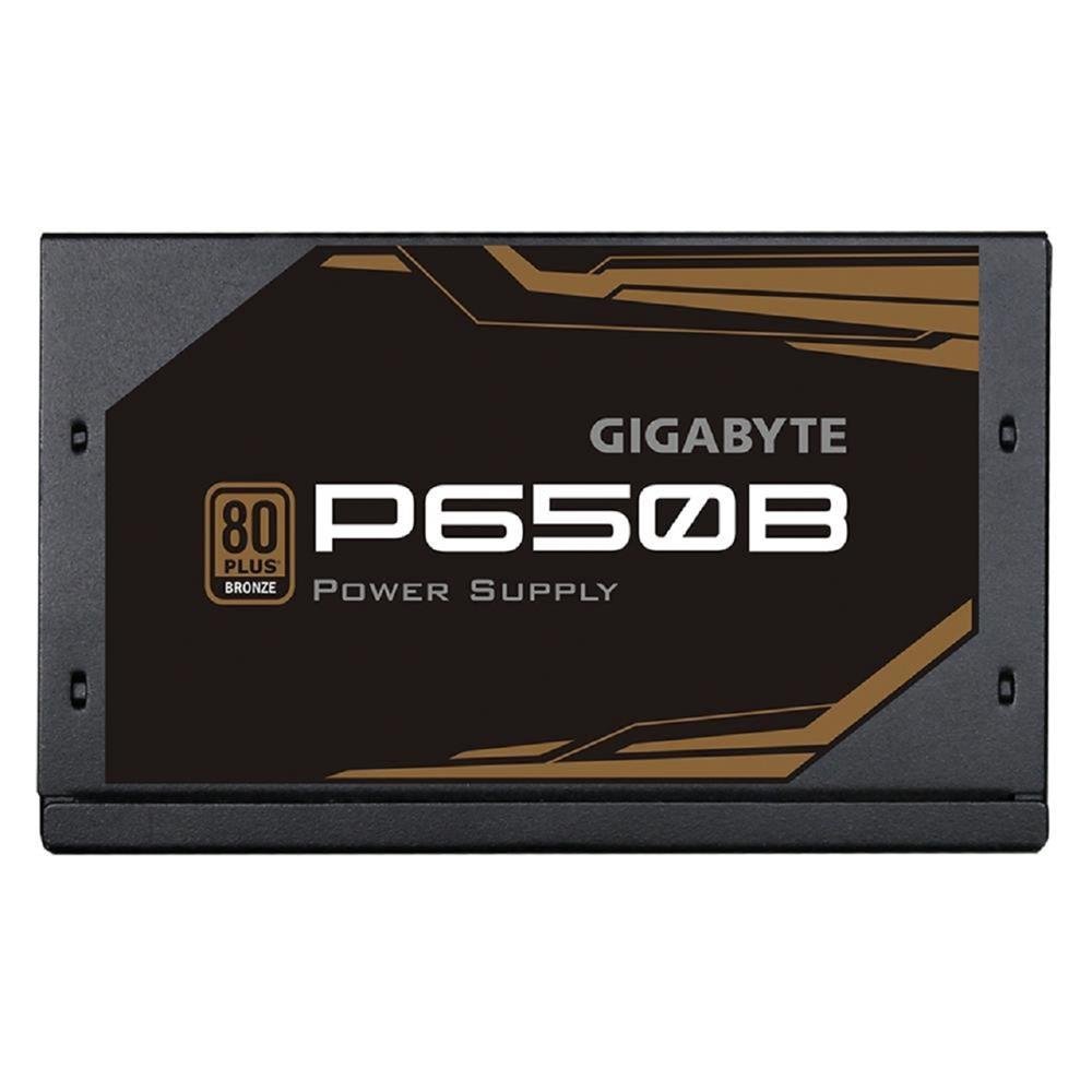 Fonte Gigabyte P650b, 650W, 80 Plus Bronze, Pfc Ativo, Preto