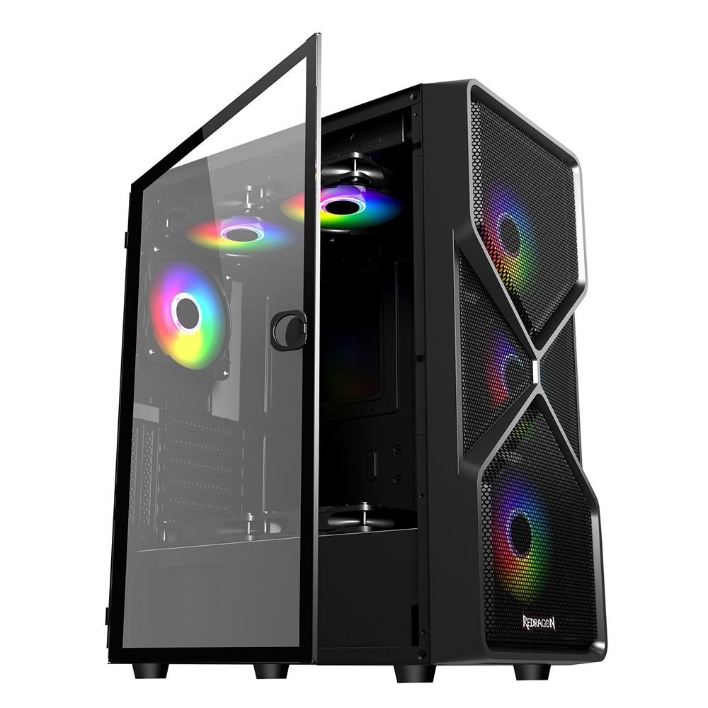 Gabinete Gamer Redragon Superion Gc-mb211 Preto