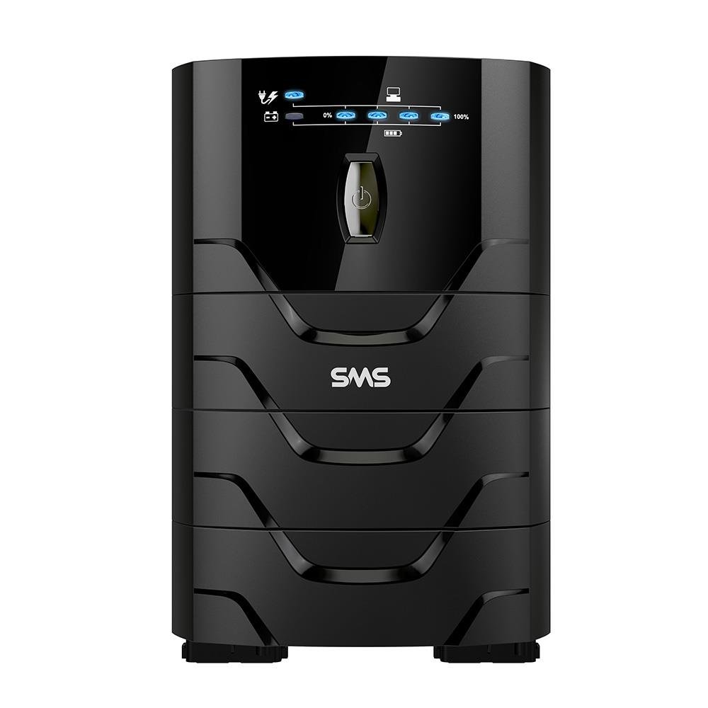Nobreak Sms Power Sinus Ups, 2400 Va, Senoidal Puro, Entrada Bivolt, Saída 115V