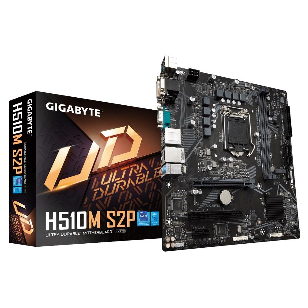 Placa mae (intel) gigabyte h510m s2p ddr4 lga1200 10° e 11° geracao