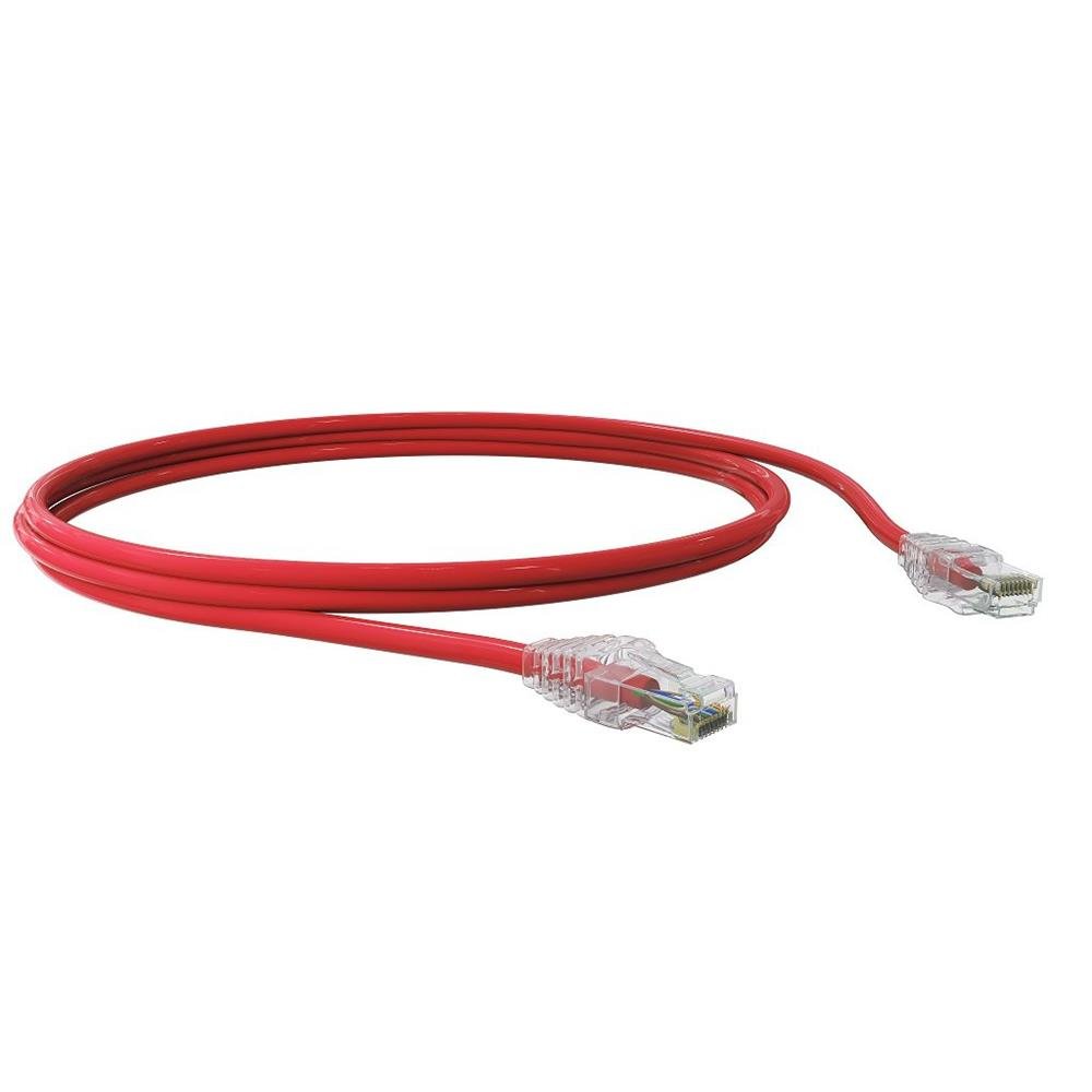 Patch Cord Cat.6 U/utp Furukawa Sohoplus, 1.5 Metros, T568a, Cmx - Vermelho - 35123008
