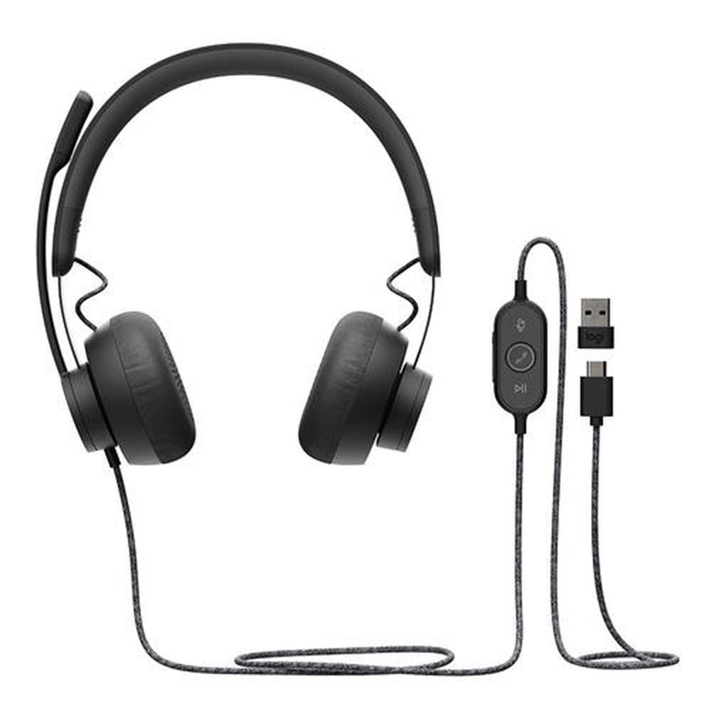 Headset Logitech Zone Wired Usb