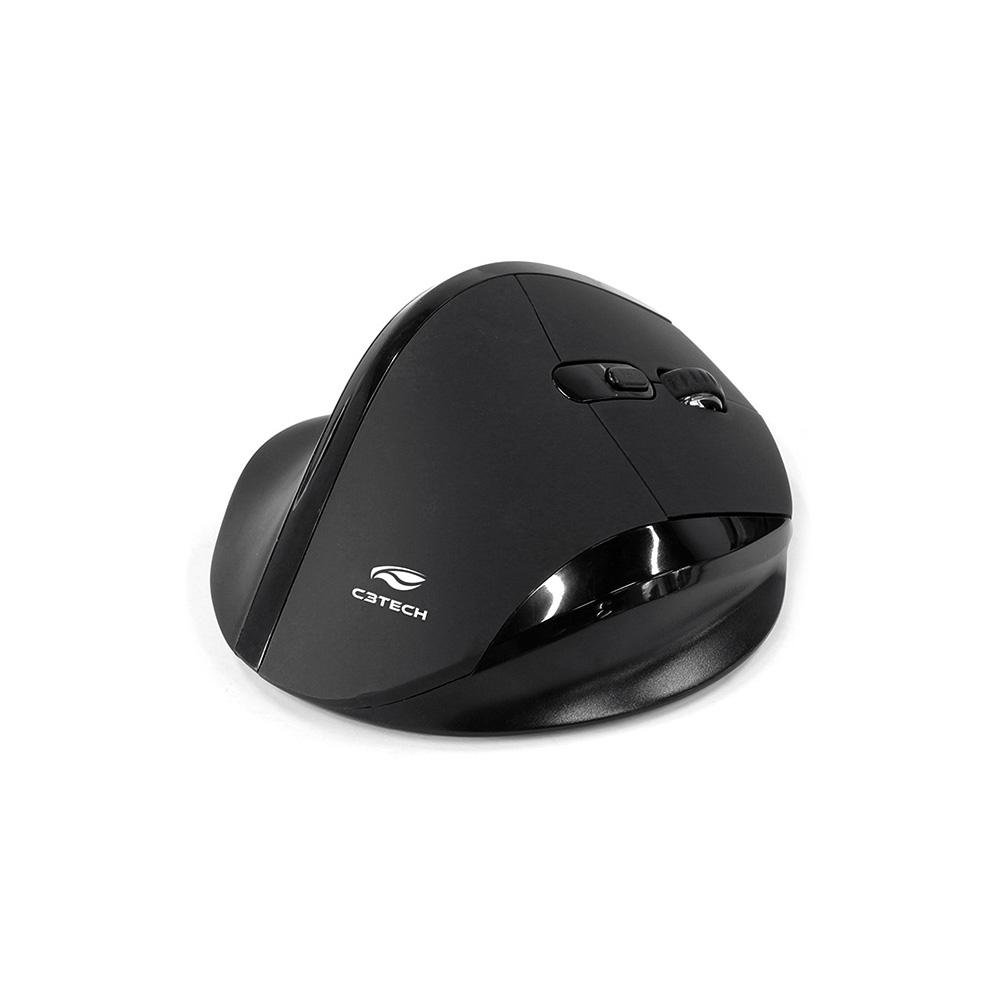 Mouse Ergo C3tech Sem Fio Preto - M-w120bk