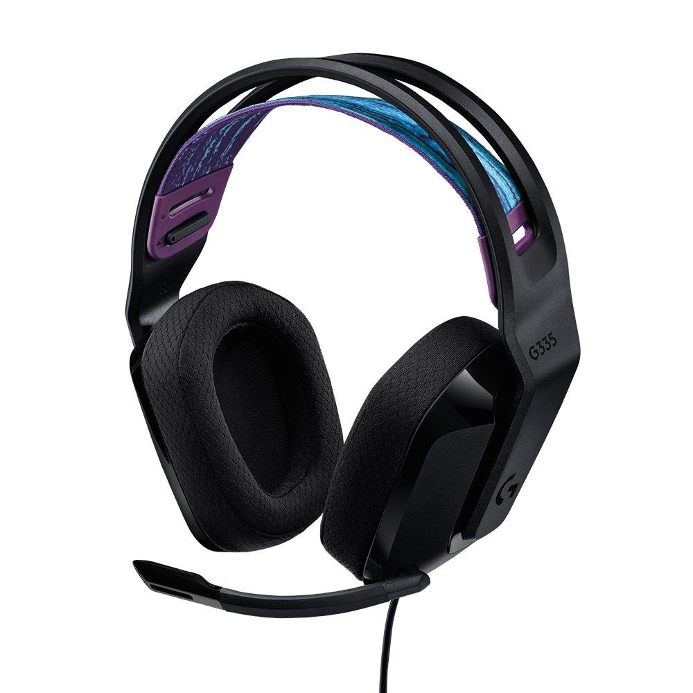 Headset Gamer Logitech G335 - Preto - 981-000977