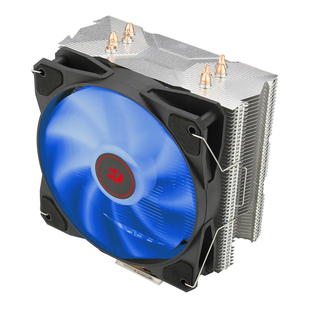 Cooler Para Processador Redragon Intel/amd Tyr Preto Led Azul - Cc-9104b