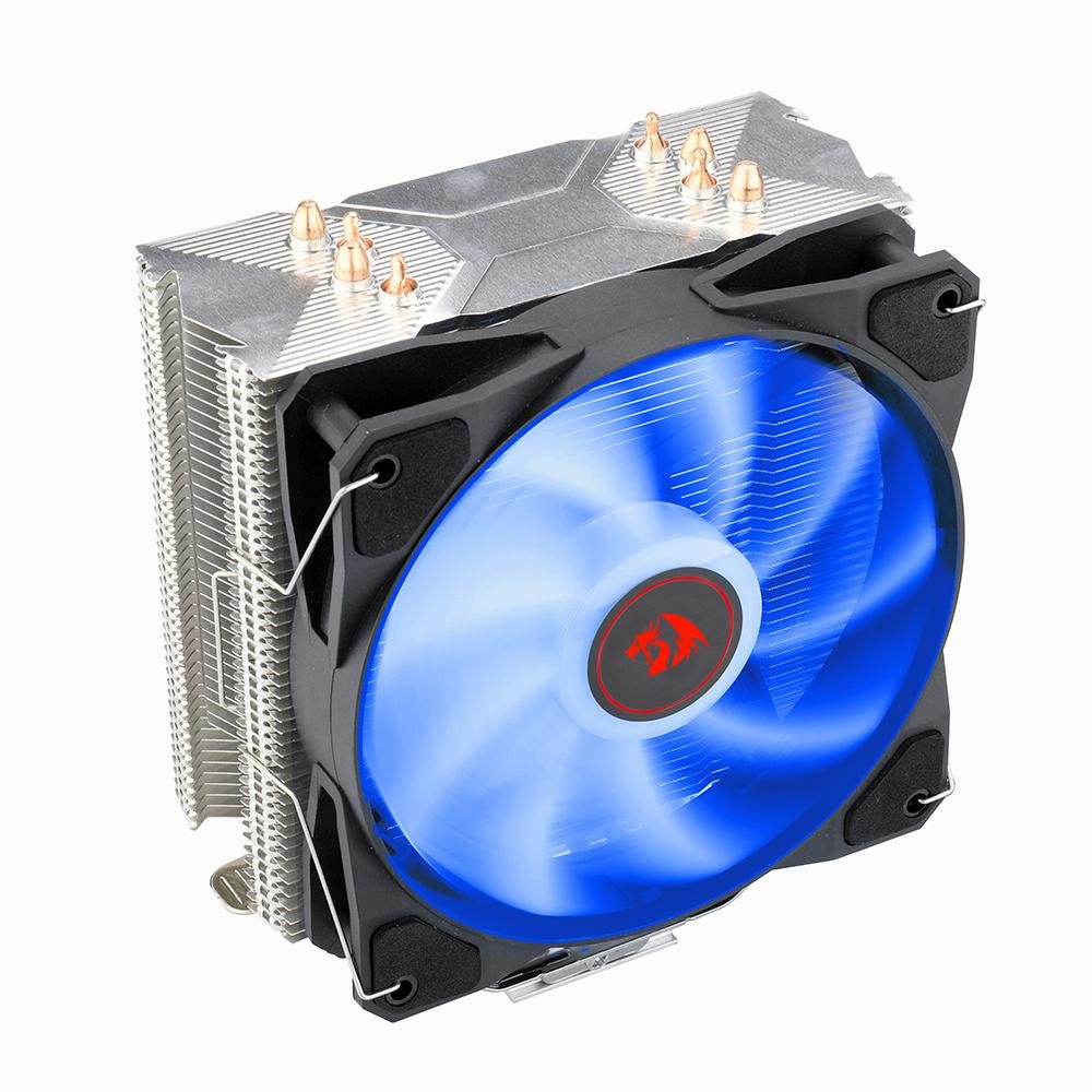 Cooler Para Processador Redragon Intel/amd Tyr Preto Led Azul - Cc-9104b