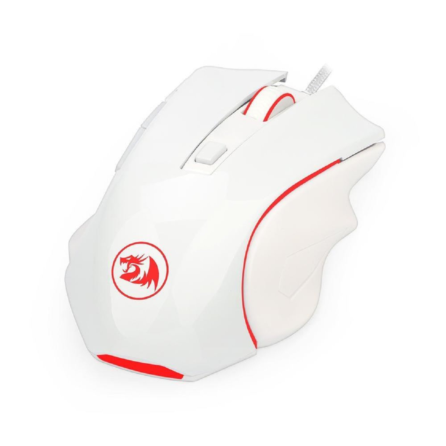 Mouse Gamer Redragon Nothosaur Lunar White Usb 2.0 Pixart