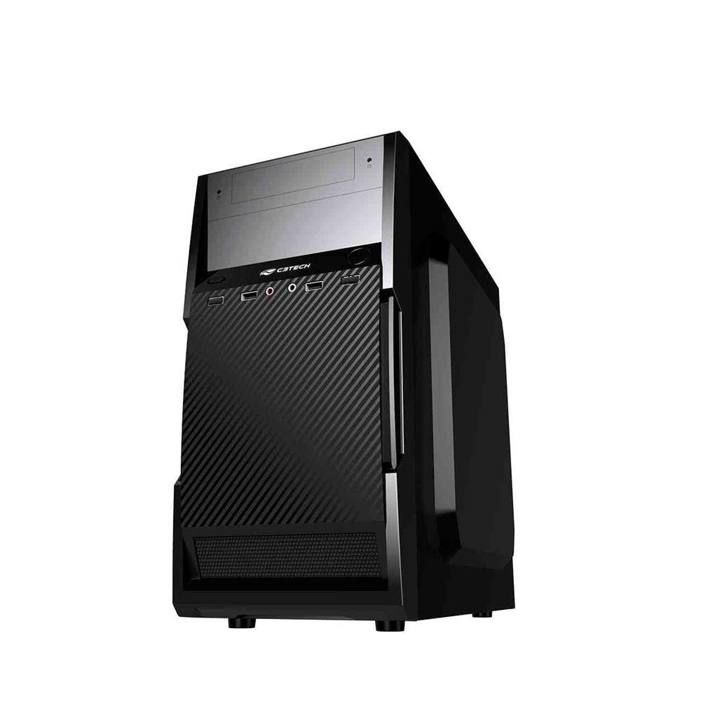 Gabinete C3tech Mid Tower Com Fonte Micro-Atx - Mt-25V2bk