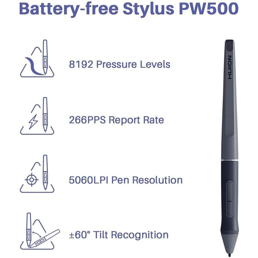 Mesa Digitalizadora Huion Inspiroy Hs611 Space Grey