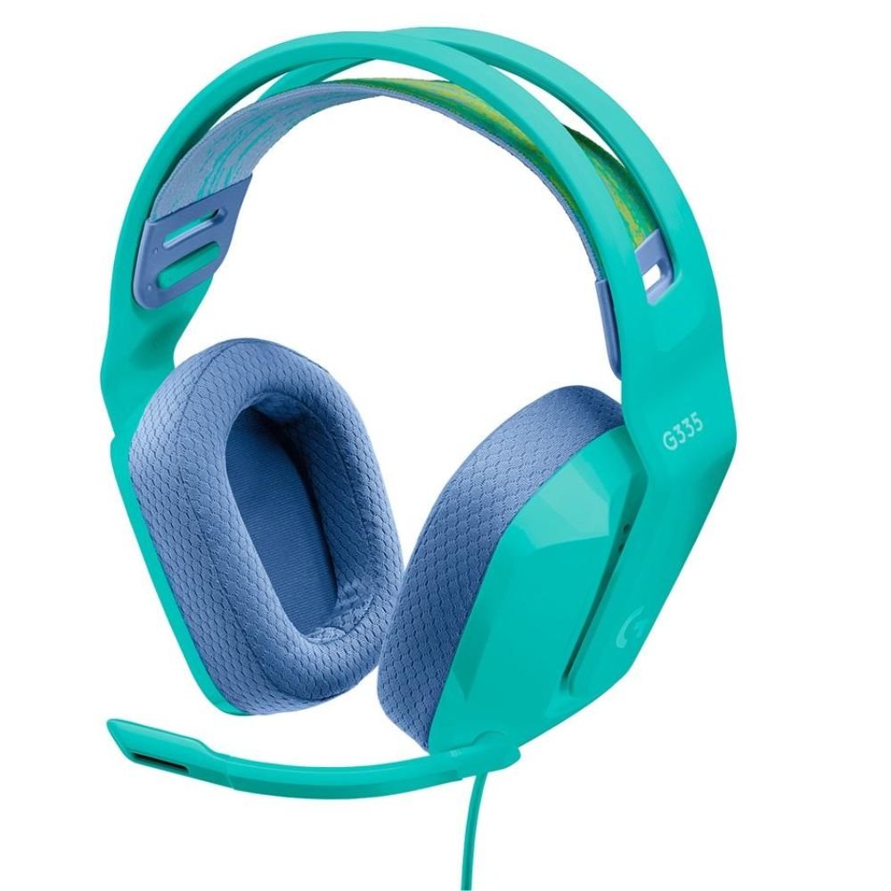Headset Gamer Com Microfone Logitech G335 Verde