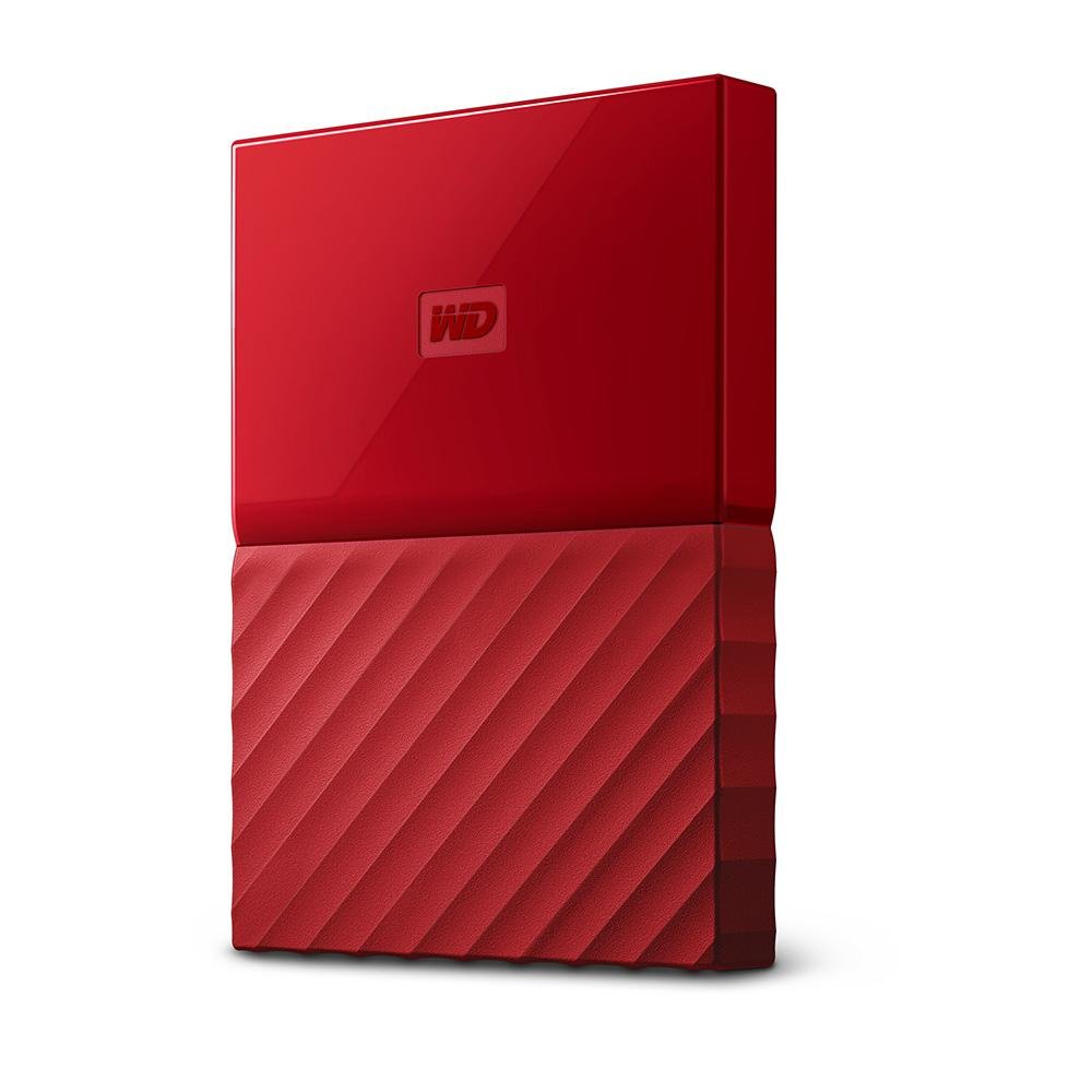 Hd Externo Wd My Passport 4tb 2,5" Usb 3.0 Vermelho - Wdbpkj0040brd